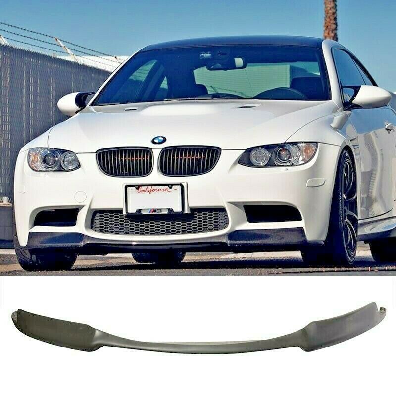 thumbnail interactive-video image 1 of BMW M3 E90 E91 E92 E93 Gloss Black Front Splitter Spoiler Lip – ABS Body Kit 2007-2013 1 of 5
